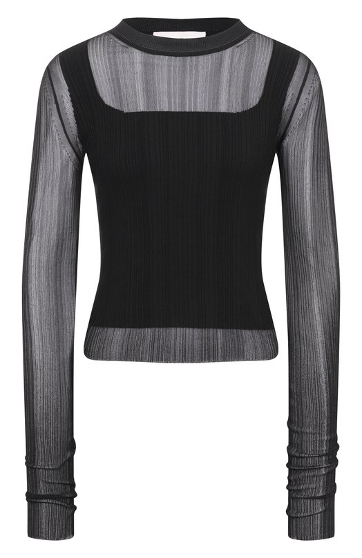 Пуловер из вискозы Sportmax SPXBU0N0 Чёрный SPXBU0N0