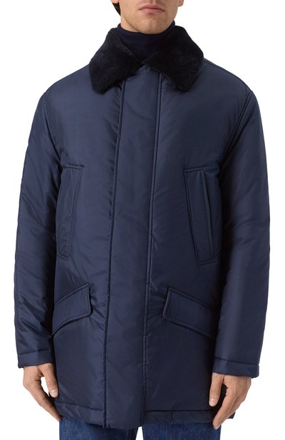 Шелковая куртка с отделкой из овчины ZILLI, арт. ASEN00M0629VTSU00_001, фото 3