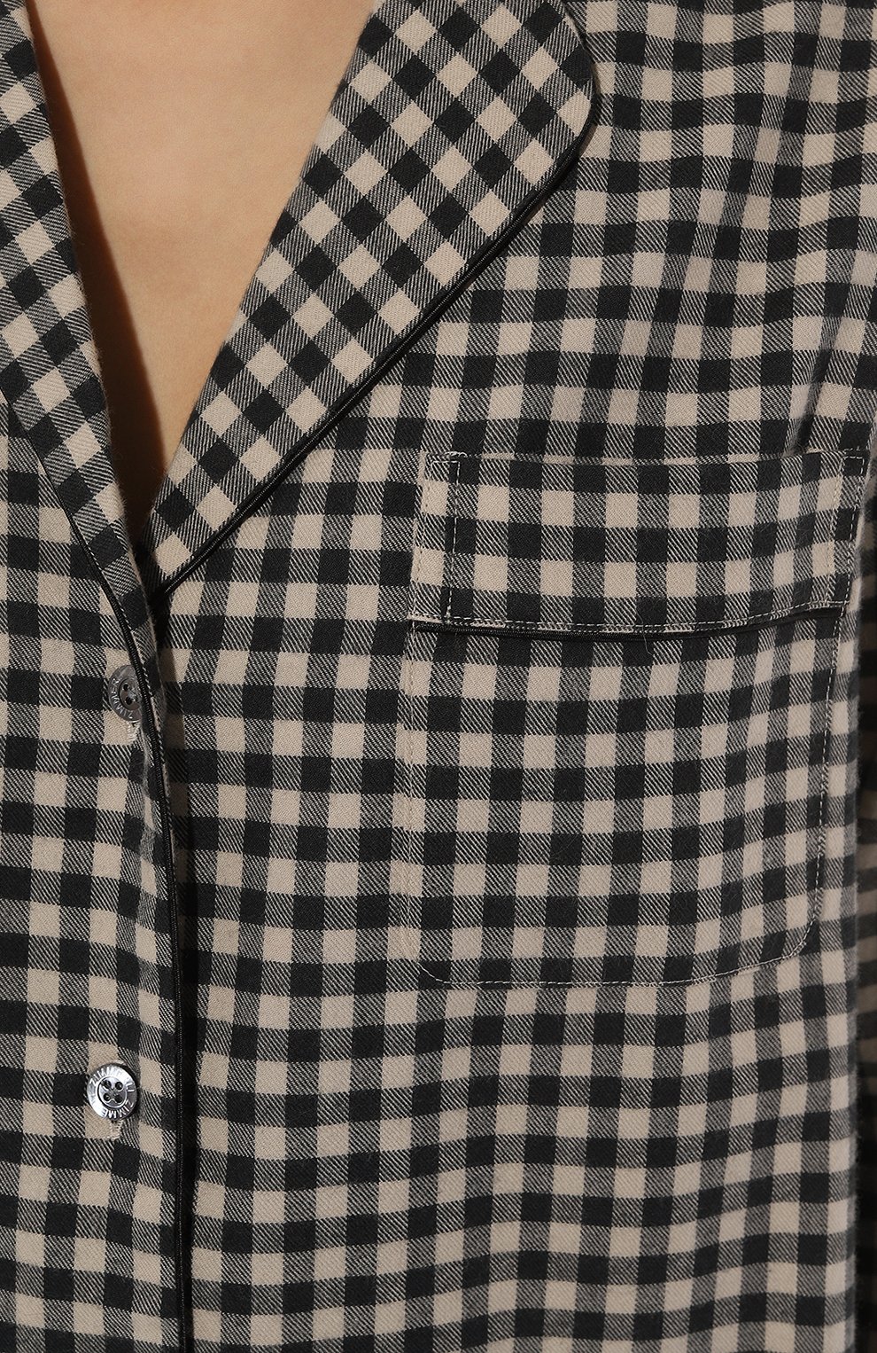 Пижама из хлопка и шерсти ZIMMERLI черно-белого цвета по цене 41250 руб., арт. 4600-11000, фото 5 Пижама из хлопка и шерсти ZIMMERLI, арт. 4600-11000, фото 5