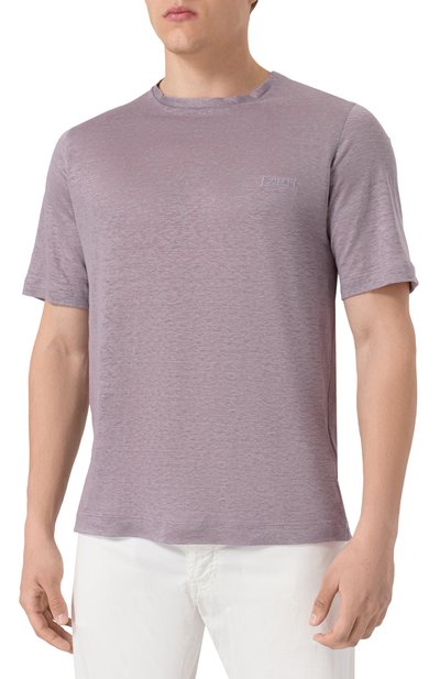 Льняная футболка ZILLI, арт. TSR02AM0800VNI000, фото 3