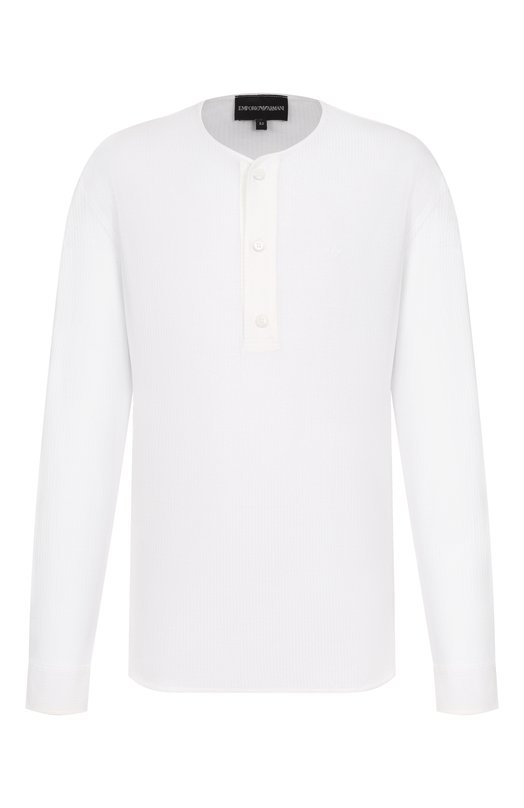 Хлопковый джемпер Emporio Armani EM005545/AF25691 Белый EM005545/AF25691