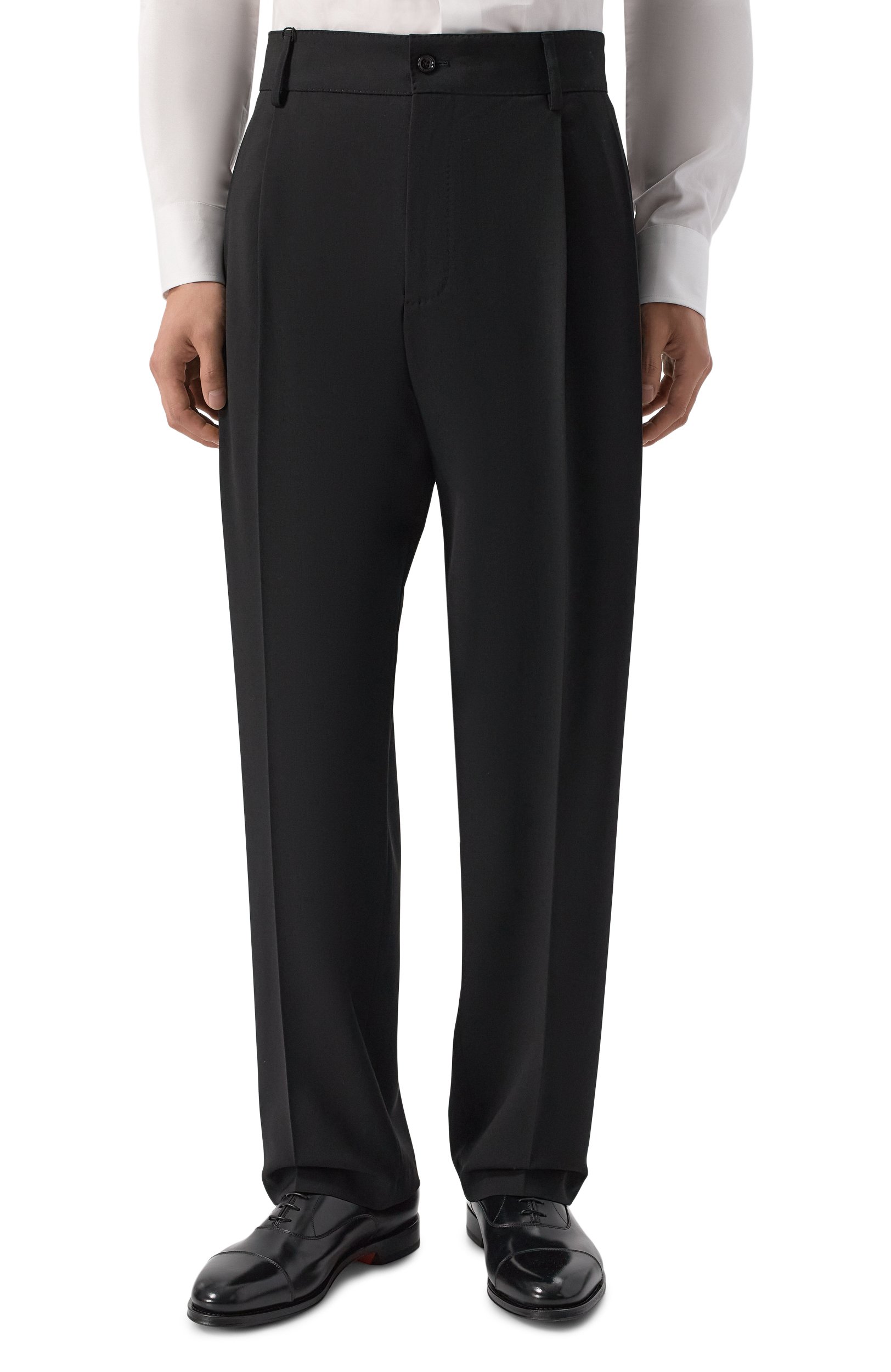 Шерстяные брюки DOLCE & GABBANA, арт. GP0N2T/FUBG3, фото 3
