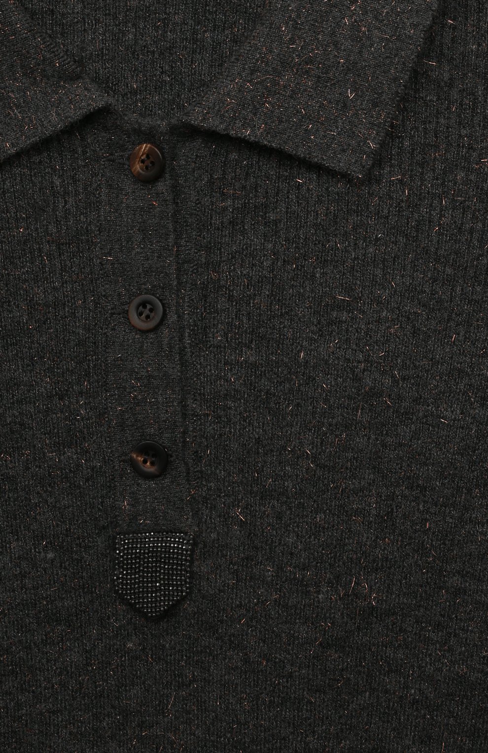 Поло из кашемира и вискозы BRUNELLO CUCINELLI, арт. B9AM81805C, фото 3