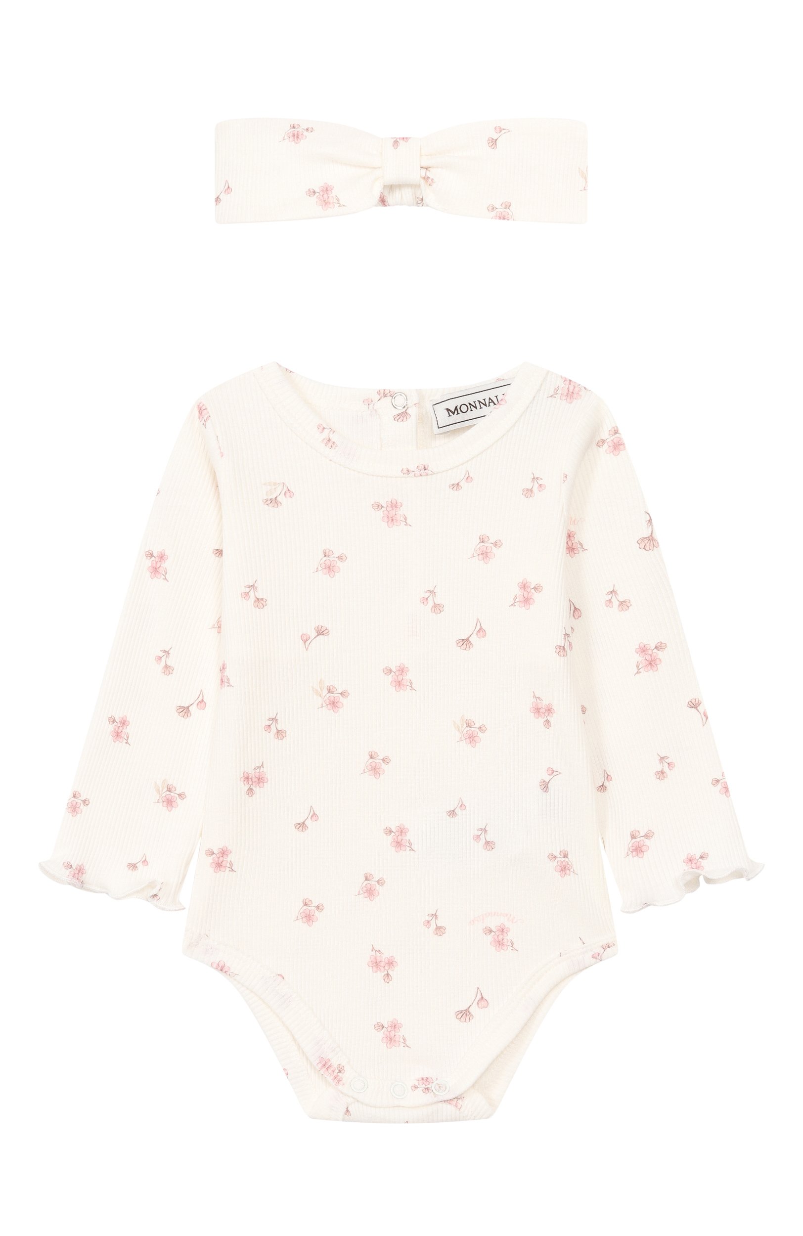 Комплект из боди и повязки MONNALISA, арт. 35H518NP, фото 1