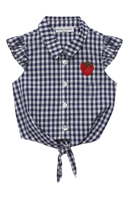 Хлопковая блузка SONIA RYKIEL ENFANT, арт. 21S1SH02