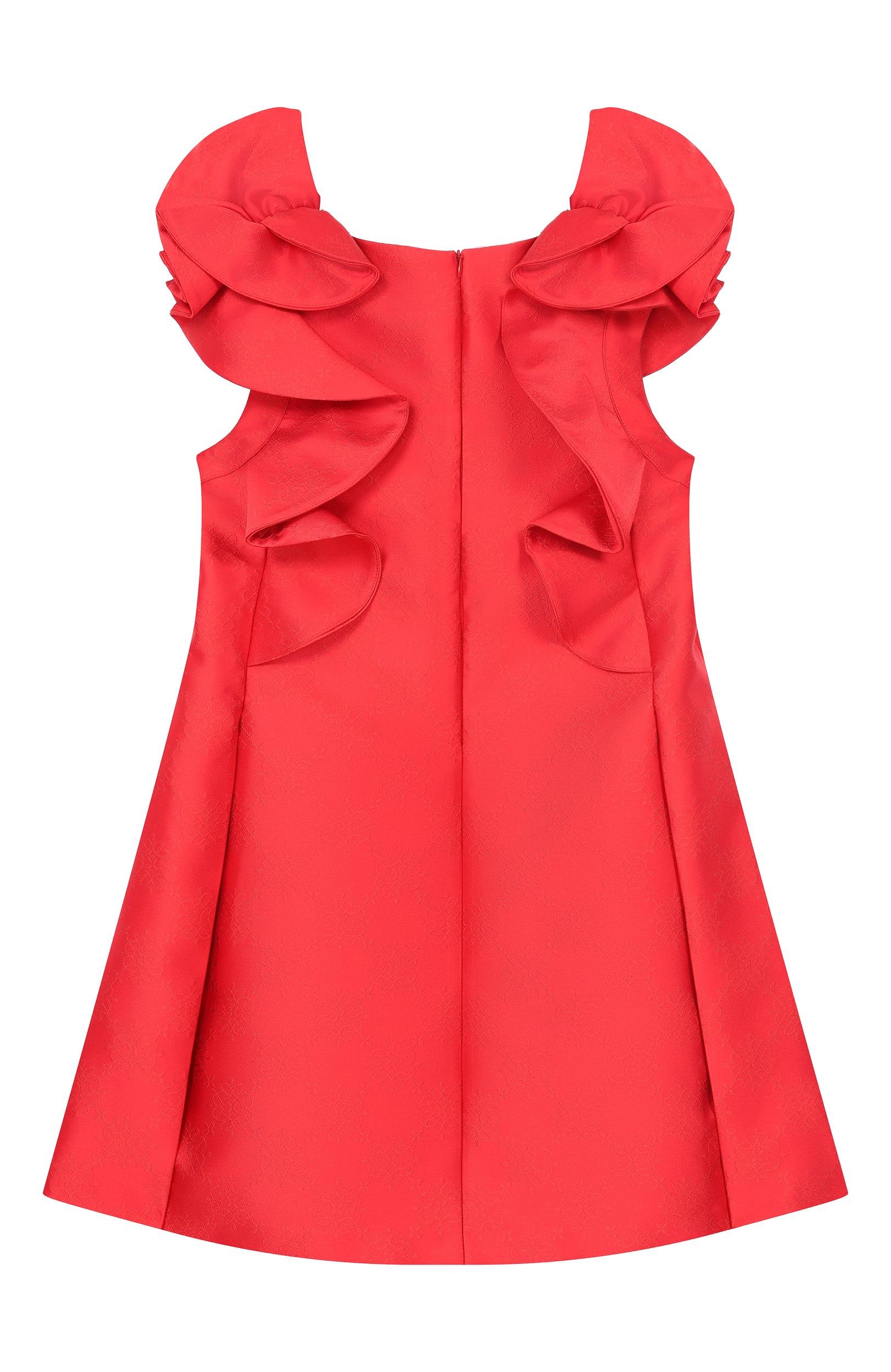 Платье ELIE SAAB JUNIOR красного цвета по цене 89950 руб., арт. EFAB142 V1/TS1133, фото 2 Платье ELIE SAAB JUNIOR, арт. EFAB142 V1/TS1133, фото 2