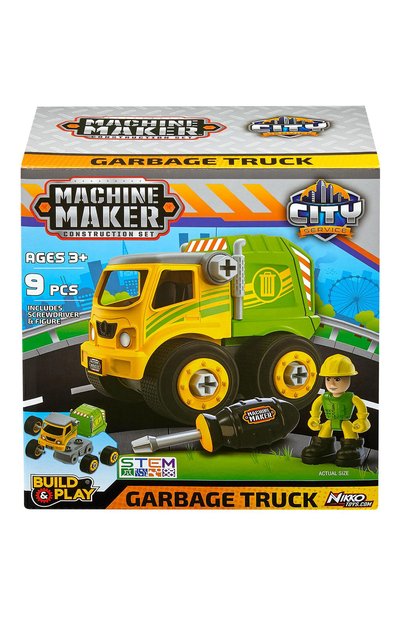 Машинка-конструктор мусоровоз NIKKO, арт. 40043, фото 4