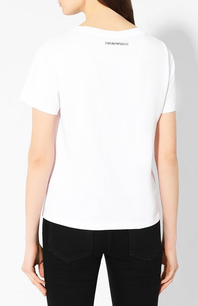 Хлопковая футболка EMPORIO ARMANI, арт. 3H2T7F/2J30Z, фото 4