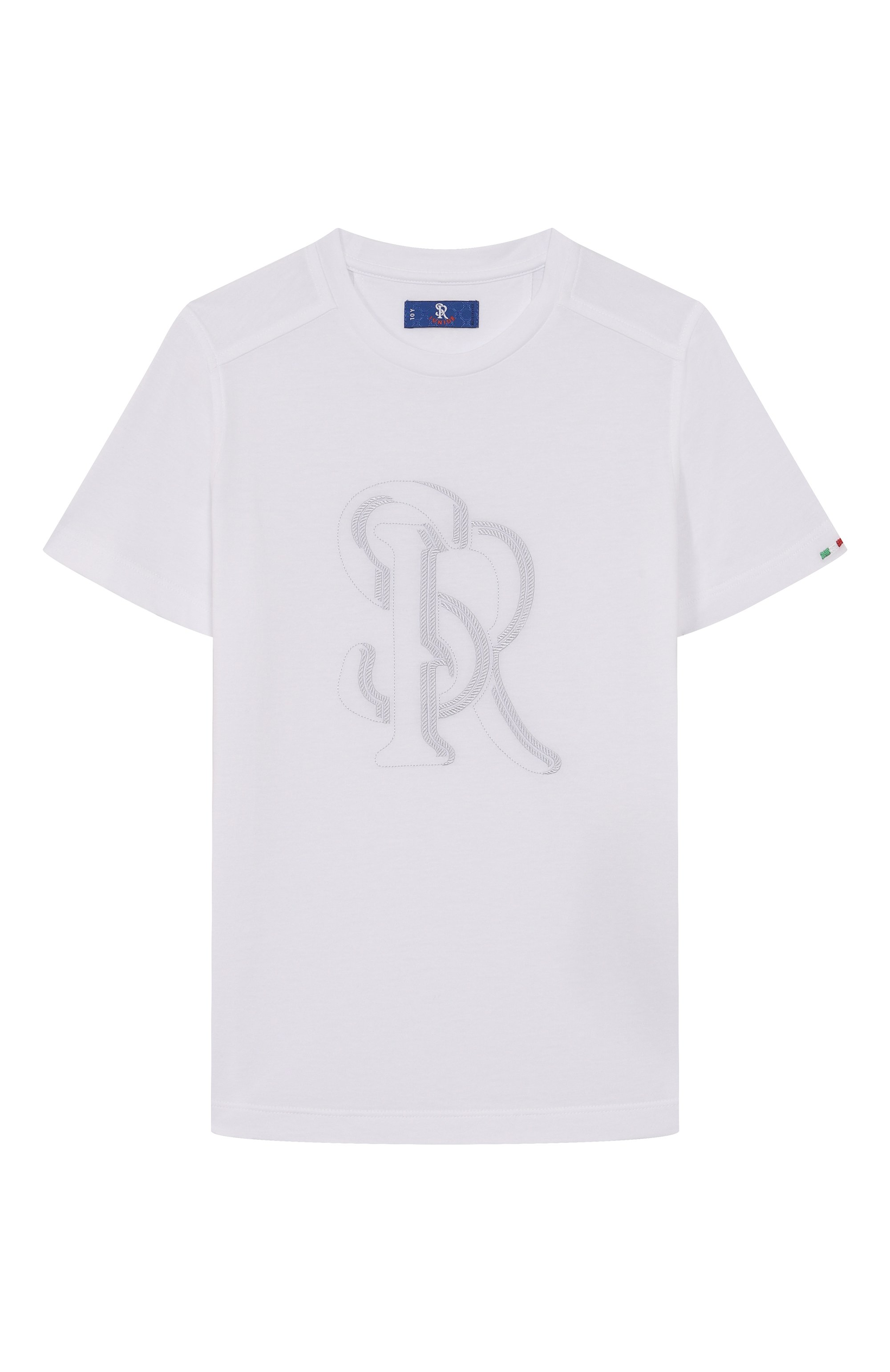 Футболка STEFANO RICCI JUNIOR белого цвета по цене 39950 руб., арт. YNH5301420/803, фото 1 Футболка STEFANO RICCI JUNIOR, арт. YNH5301420/803, фото 1