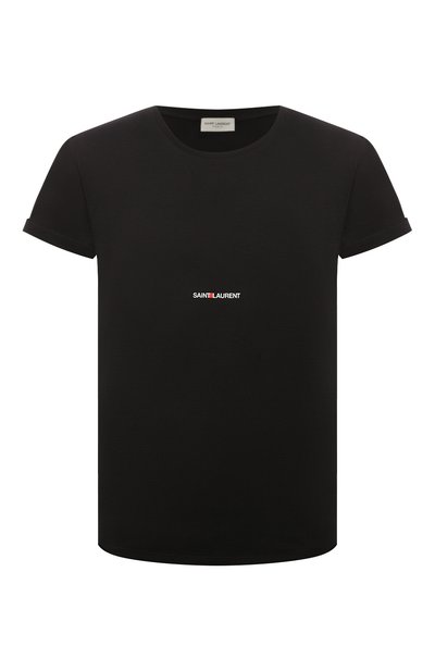 Мужская хлопковая футболка SAINT LAURENT, арт. 464572/YB2DQ