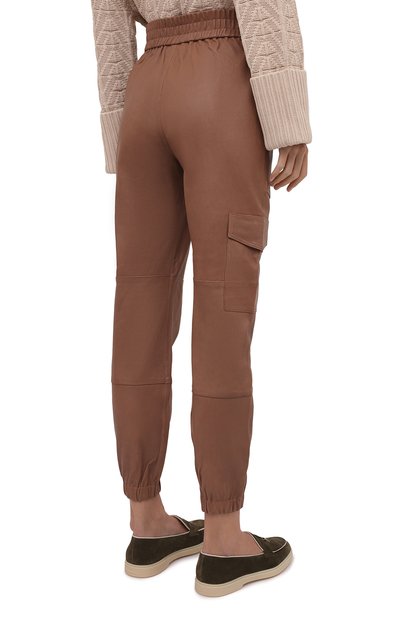 Кожаные джоггеры SPRWMN, арт. BTM-009-L/ARMY PANT J0GGER, фото 4