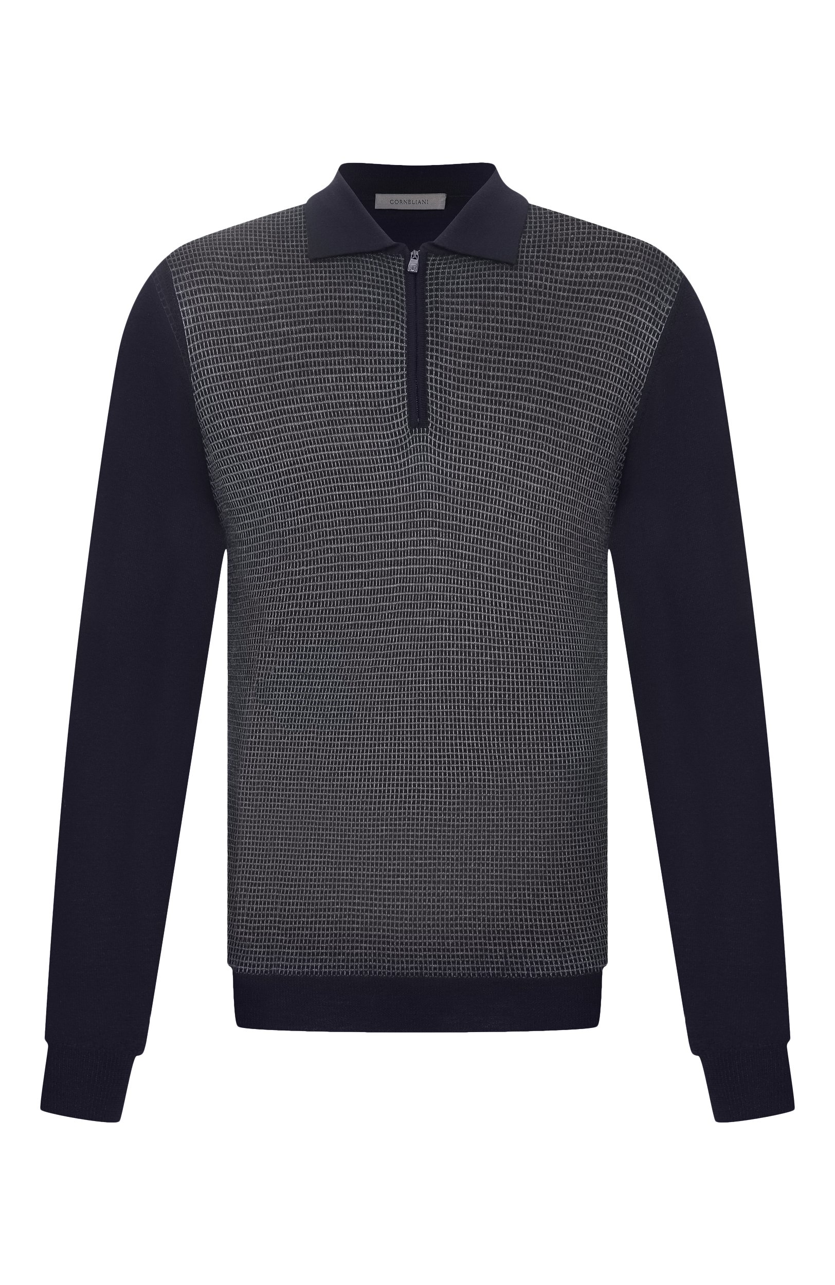 Поло из шерсти и шелка CORNELIANI, арт. 28M587/2A25144, фото 1