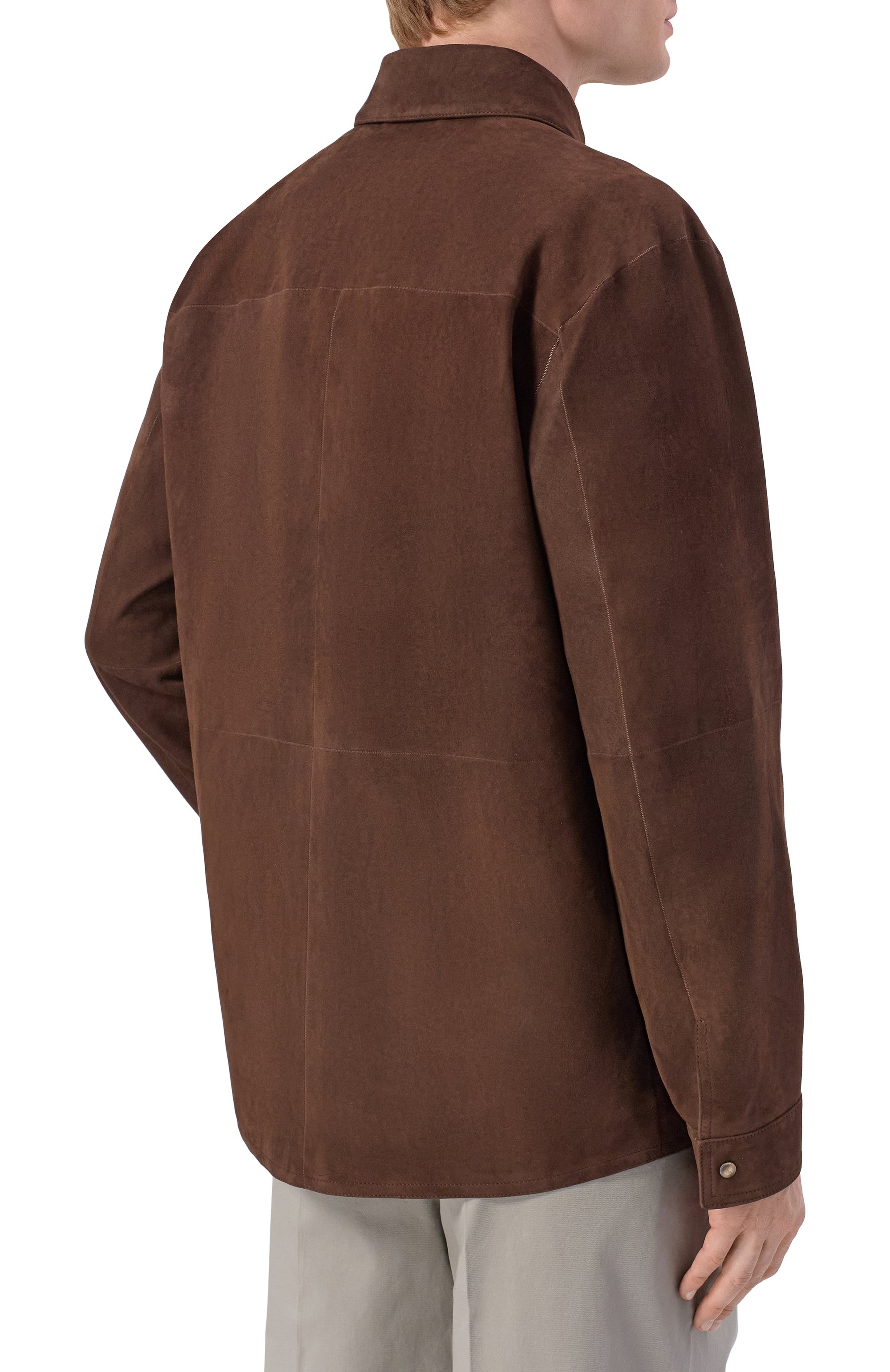 Замшевая рубашка ANDREA CAMPAGNA, арт. 222698/00332, фото 4