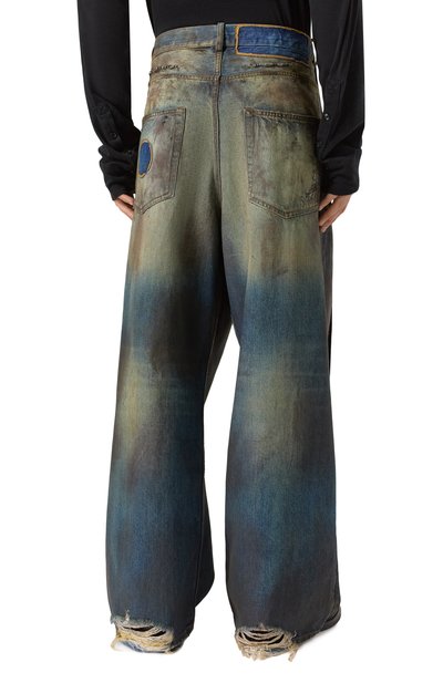 Джинсы ANN DEMEULEMEESTER синего цвета по цене 113000 руб., арт. B0012210/FA671, фото 4 Джинсы ANN DEMEULEMEESTER, арт. B0012210/FA671, фото 4