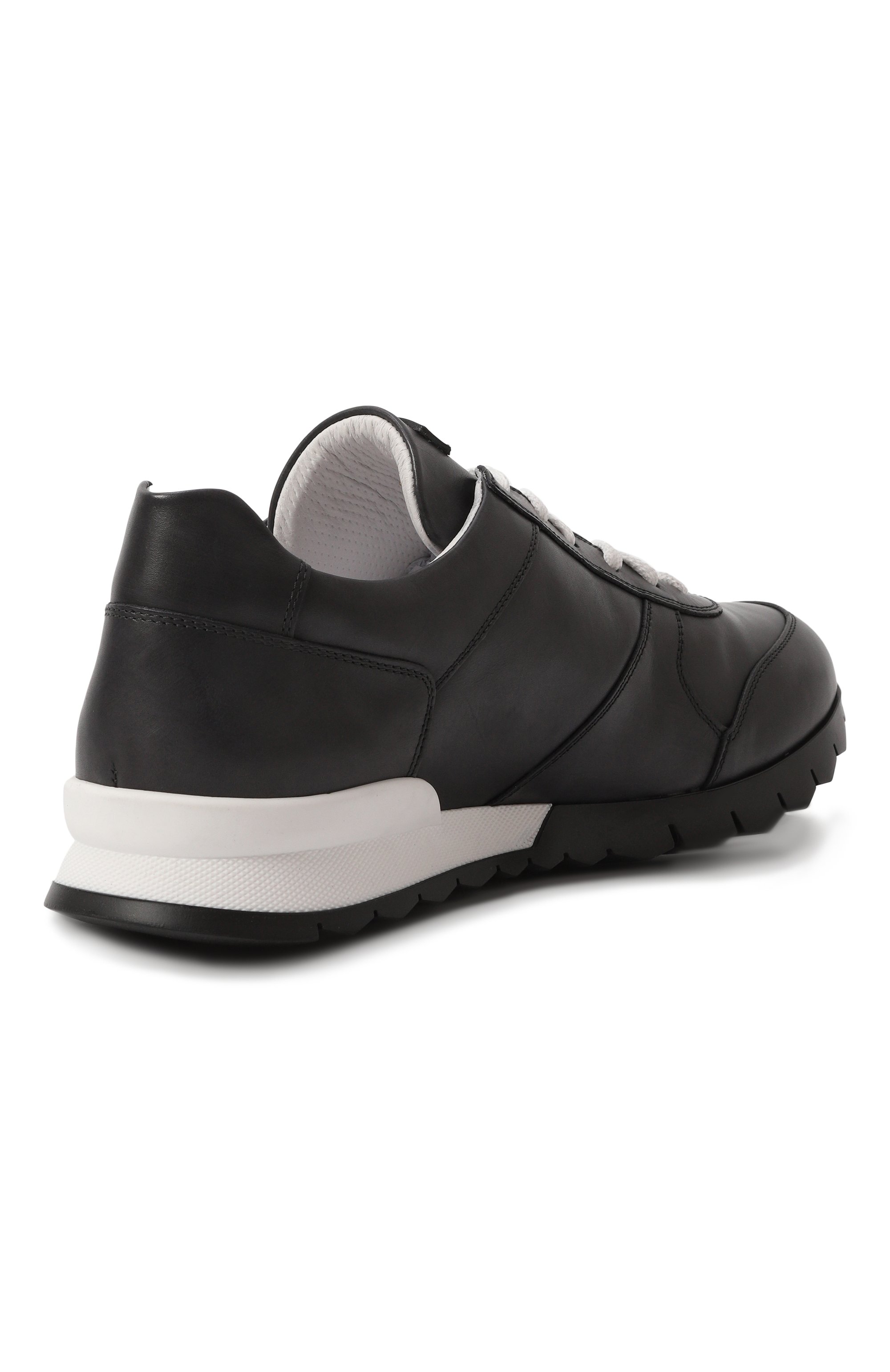 Кожаные кроссовки KITON, арт. USSA137N0010033, фото 5