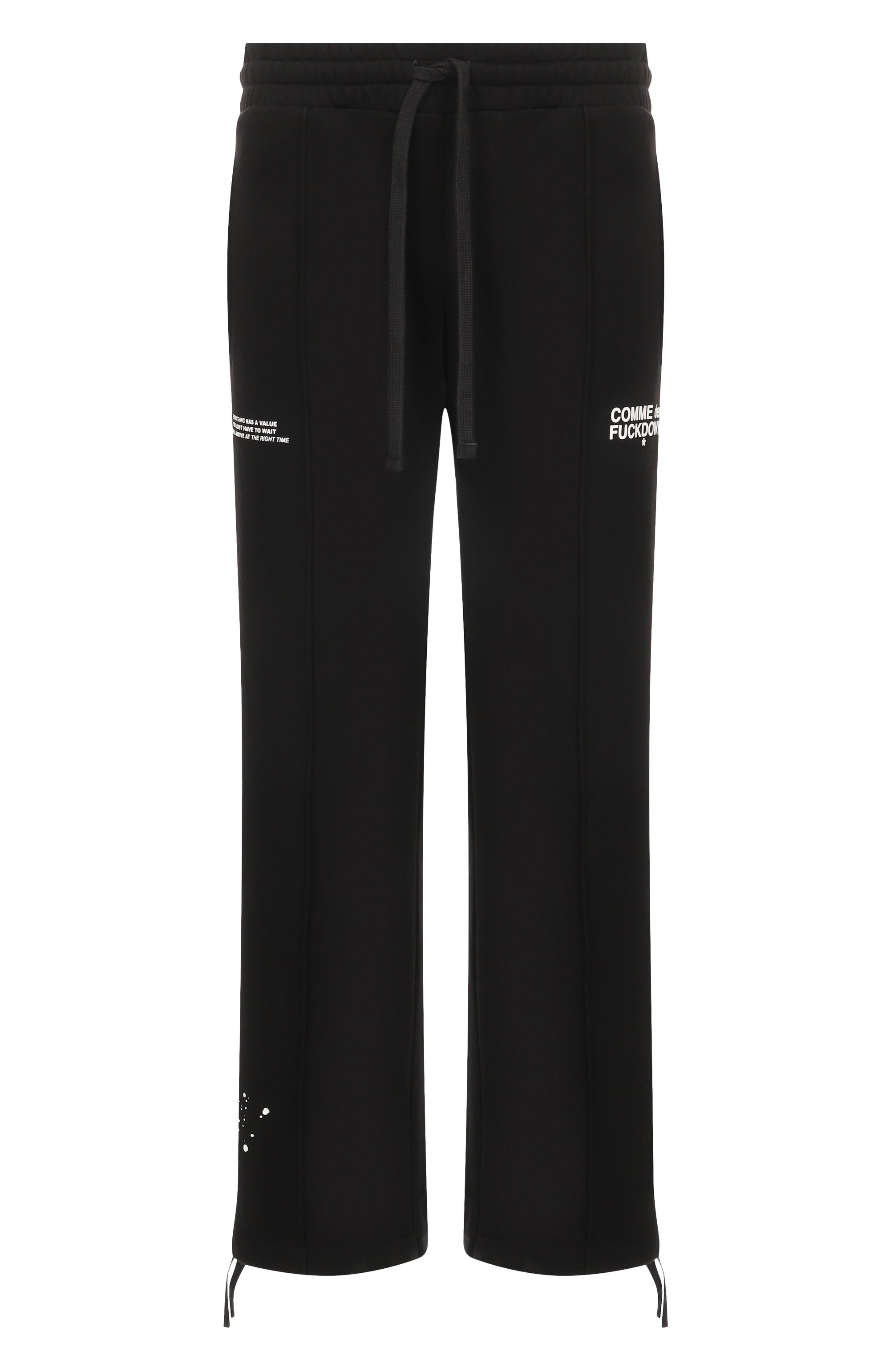 Хлопковые брюки COMME DES FUCKDOWN, арт. CFABM01750, фото 1