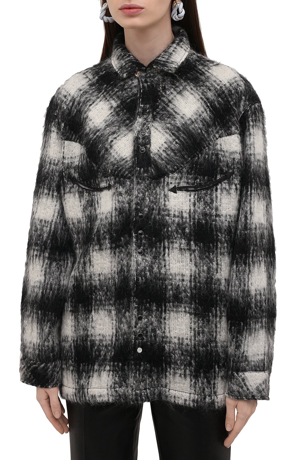 Рубашка TANAKA, арт. ST-94/BLACK SHAGGY PLAID, фото 3