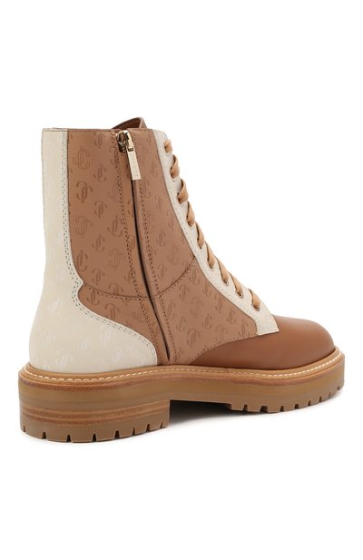 Кожаные ботинки cora JIMMY CHOO, арт. C0RA FLAT/HXC, фото 4