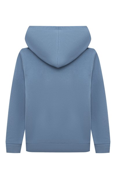 Хлопковое худи PHOBIA ARCHIVE тёмно-голубого цвета по цене 9505 руб., арт. PHK00675, фото 2 Хлопковое худи PHOBIA ARCHIVE, арт. PHK00675, фото 2