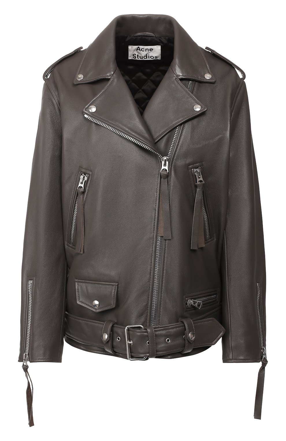 Кожаная куртка с поясом ACNE STUDIOS, арт. A70004, фото 1