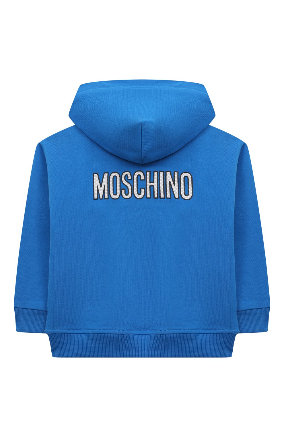 Комплект из толстовки и брюк MOSCHINO синего цвета по цене 29950 руб., арт. MUK04A/LCA53, фото 3 Комплект из толстовки и брюк MOSCHINO, арт. MUK04A/LCA53, фото 3
