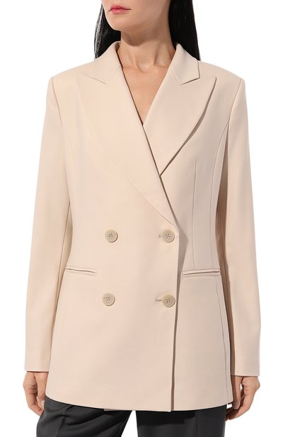 Шерстяной жакет CHAPURIN бежевого цвета по цене 76000 руб., арт. JT/17680/28116-м/FW23-24, фото 3 Шерстяной жакет CHAPURIN, арт. JT/17680/28116-м/FW23-24, фото 3