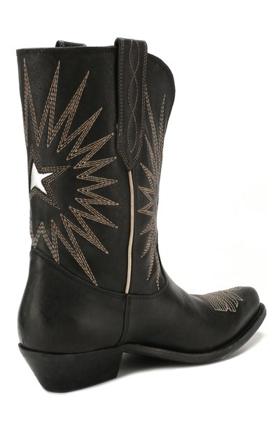 Кожаные сапоги wish star GOLDEN GOOSE DELUXE BRAND, арт. G36WS781.A1, фото 4