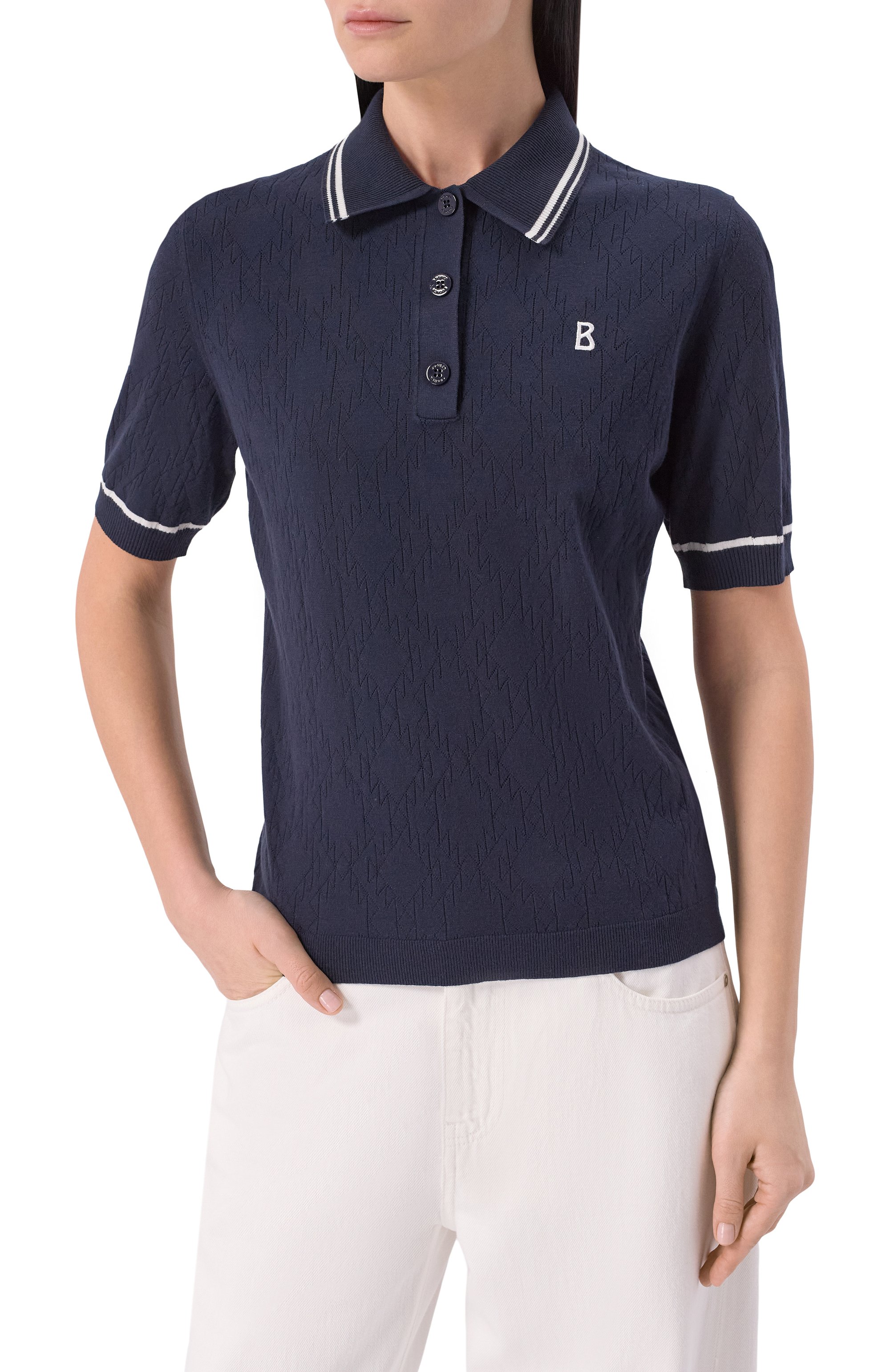 Поло из вискозы BOGNER, арт. 82949522, фото 3