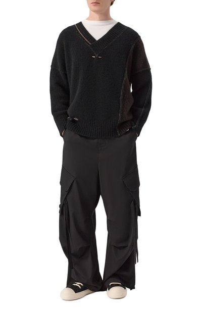 Замшевые кеды RICK OWENS черно-белого цвета по цене 106000 руб., арт. RR02F4899/LVSHH4, фото 2 Замшевые кеды RICK OWENS, арт. RR02F4899/LVSHH4, фото 2