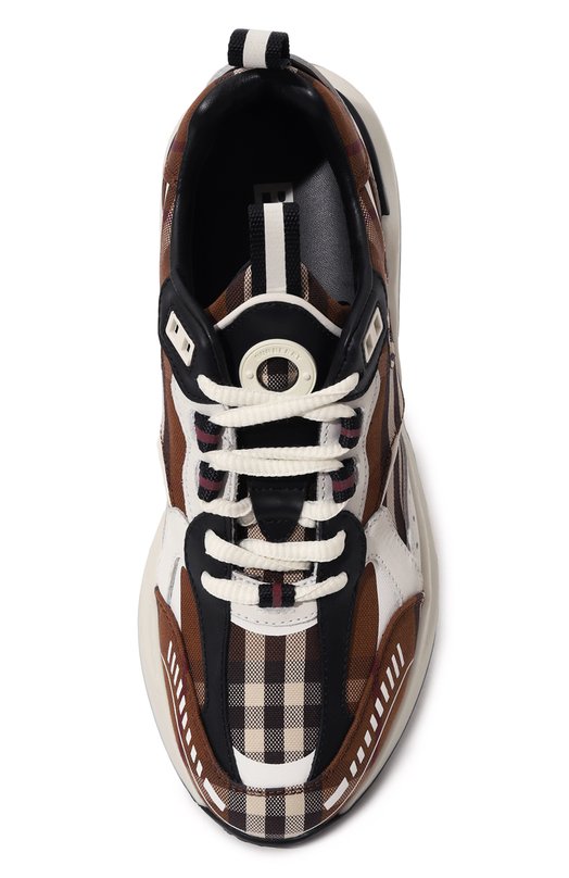 Комбинированные кроссовки Sean Burberry 8064245 Коричневый  8064245 Фото 6
