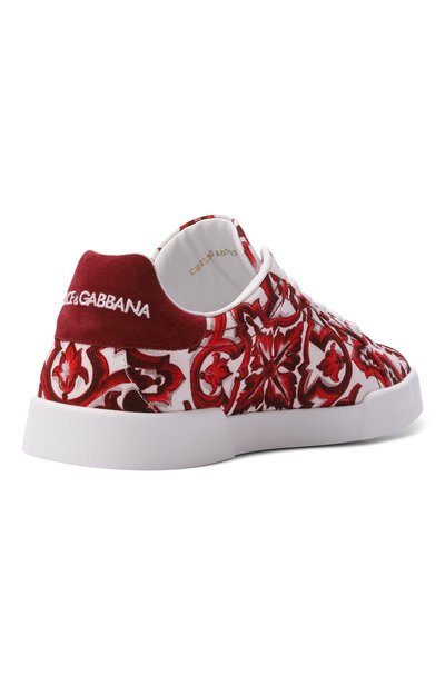 Текстильные кеды portofino light strobel DOLCE & GABBANA, арт. CS2330/A0702, фото 4
