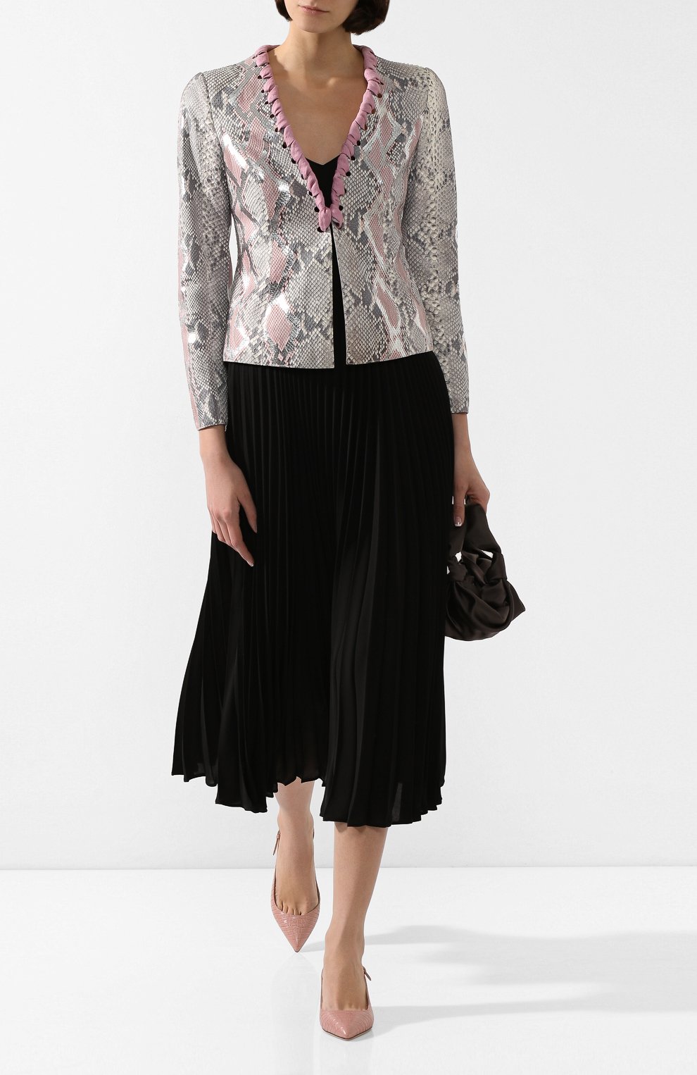 Кожаный жакет GIORGIO ARMANI, арт. 2AG01P/2AP08/PRET, фото 2