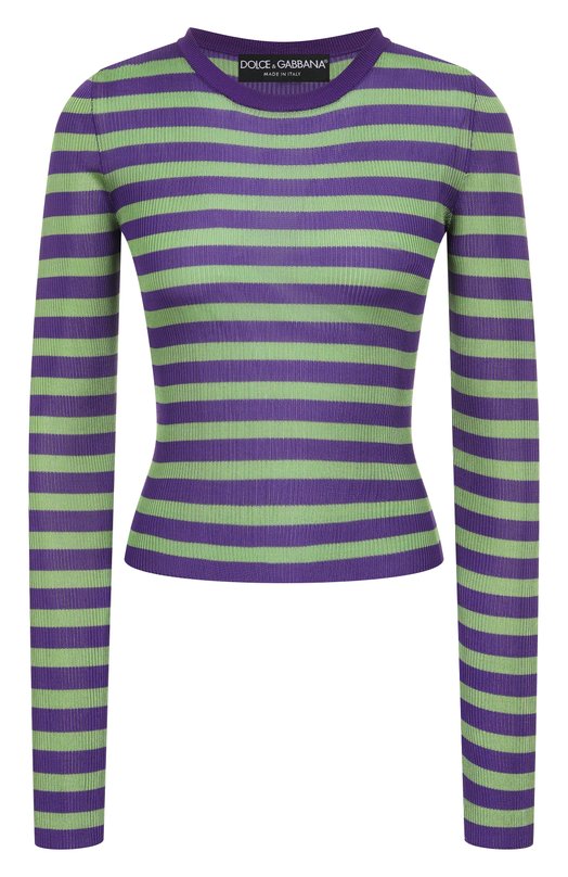 Пуловер из вискозы Dolce & Gabbana FXXA9Z/JAIRR Разноцветный FXXA9Z/JAIRR