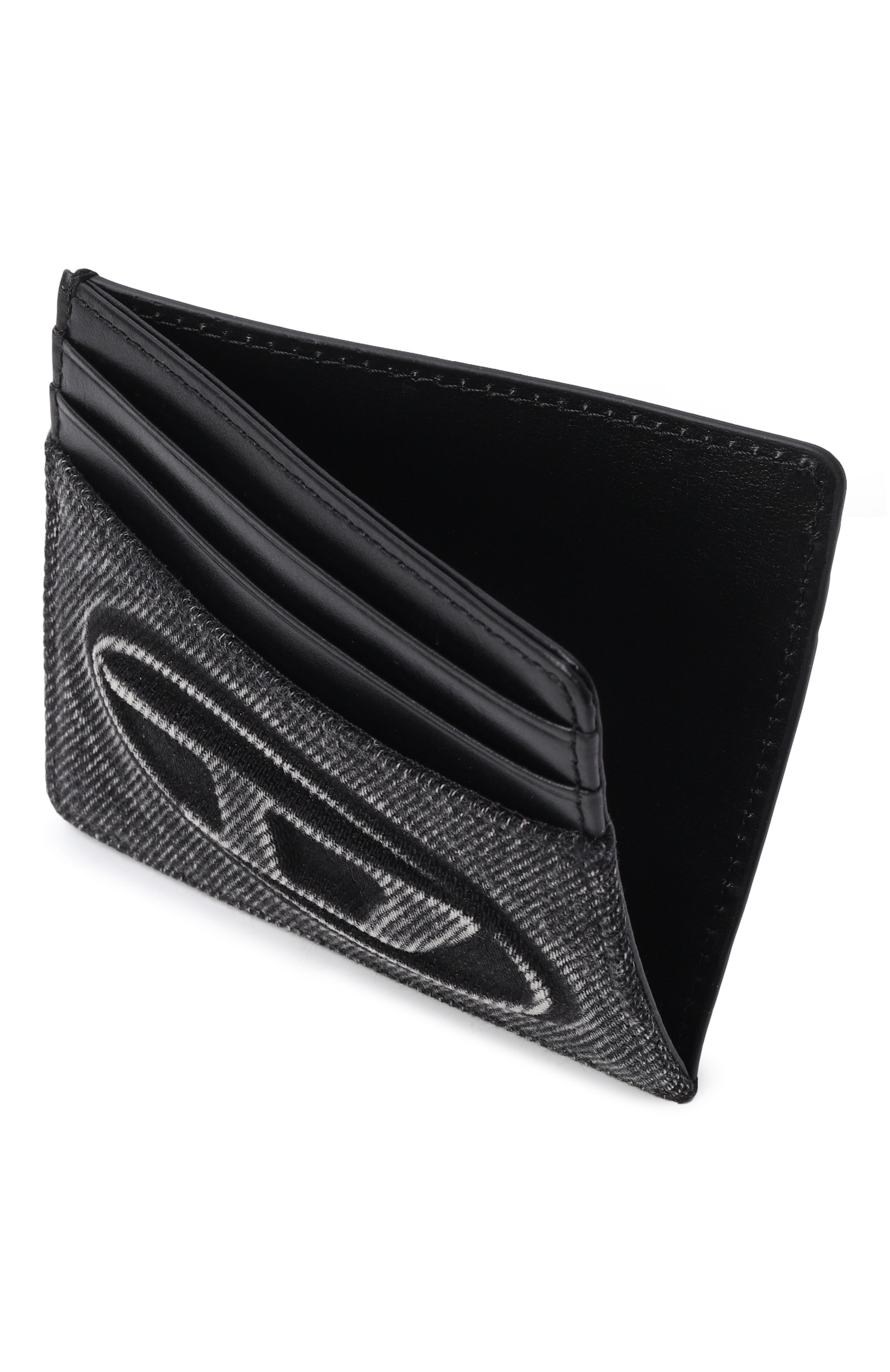 Футляр для кредитных карт DIESEL темно-серого цвета по цене 16700 руб., арт. X10611/P8764, фото 3 Футляр для кредитных карт DIESEL, арт. X10611/P8764, фото 3