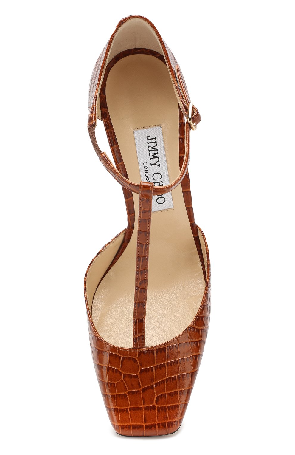 Кожаные туфли lexica 100 JIMMY CHOO, арт. LEXICA 100/CCL, фото 5