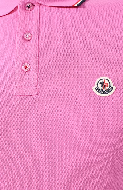 Хлопковое поло MONCLER, арт. E1-091-83456-00-84556, фото 5