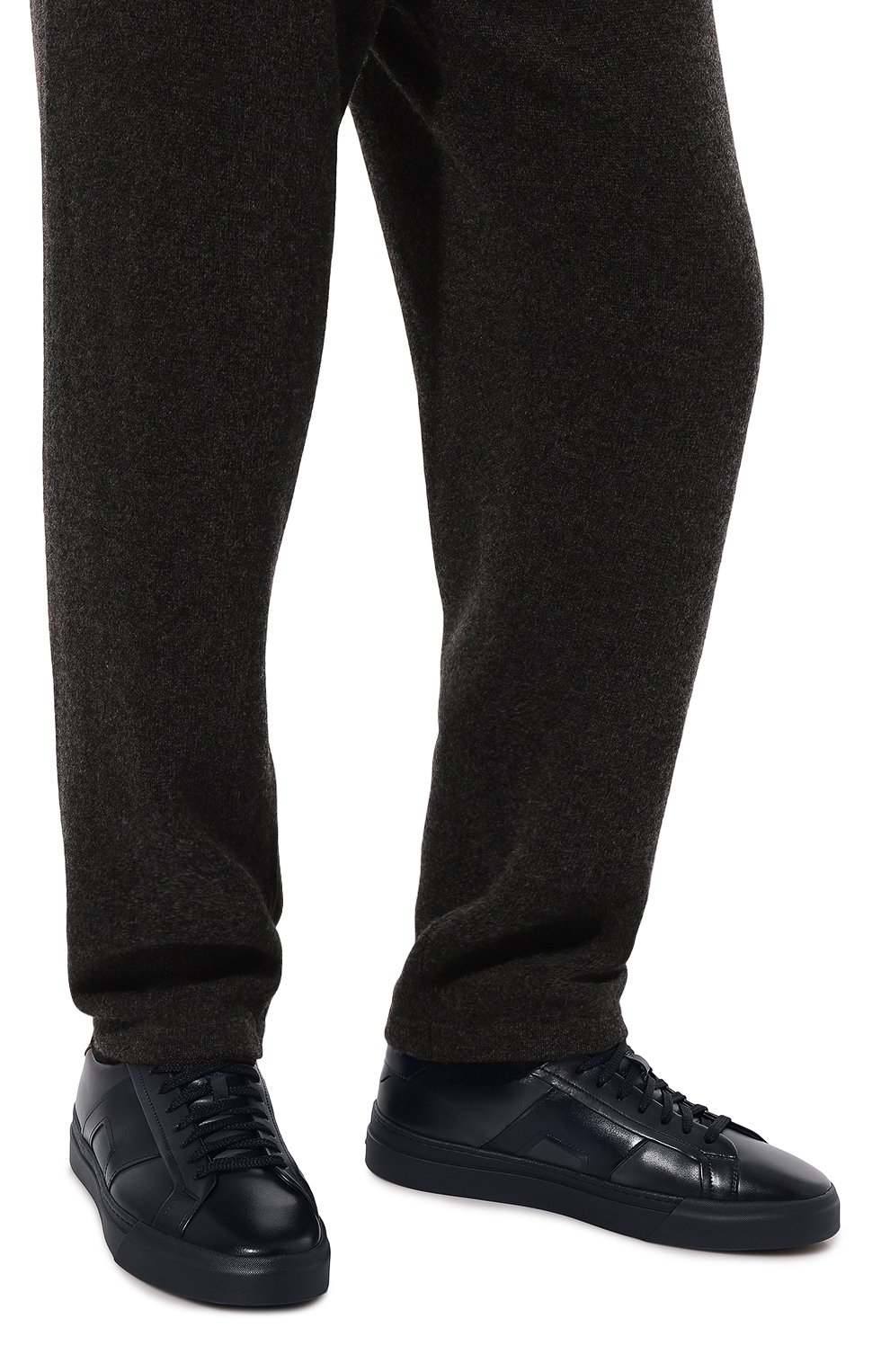 Кожаные кеды gloria SANTONI, арт. MBGG220180CNPG0N, фото 3