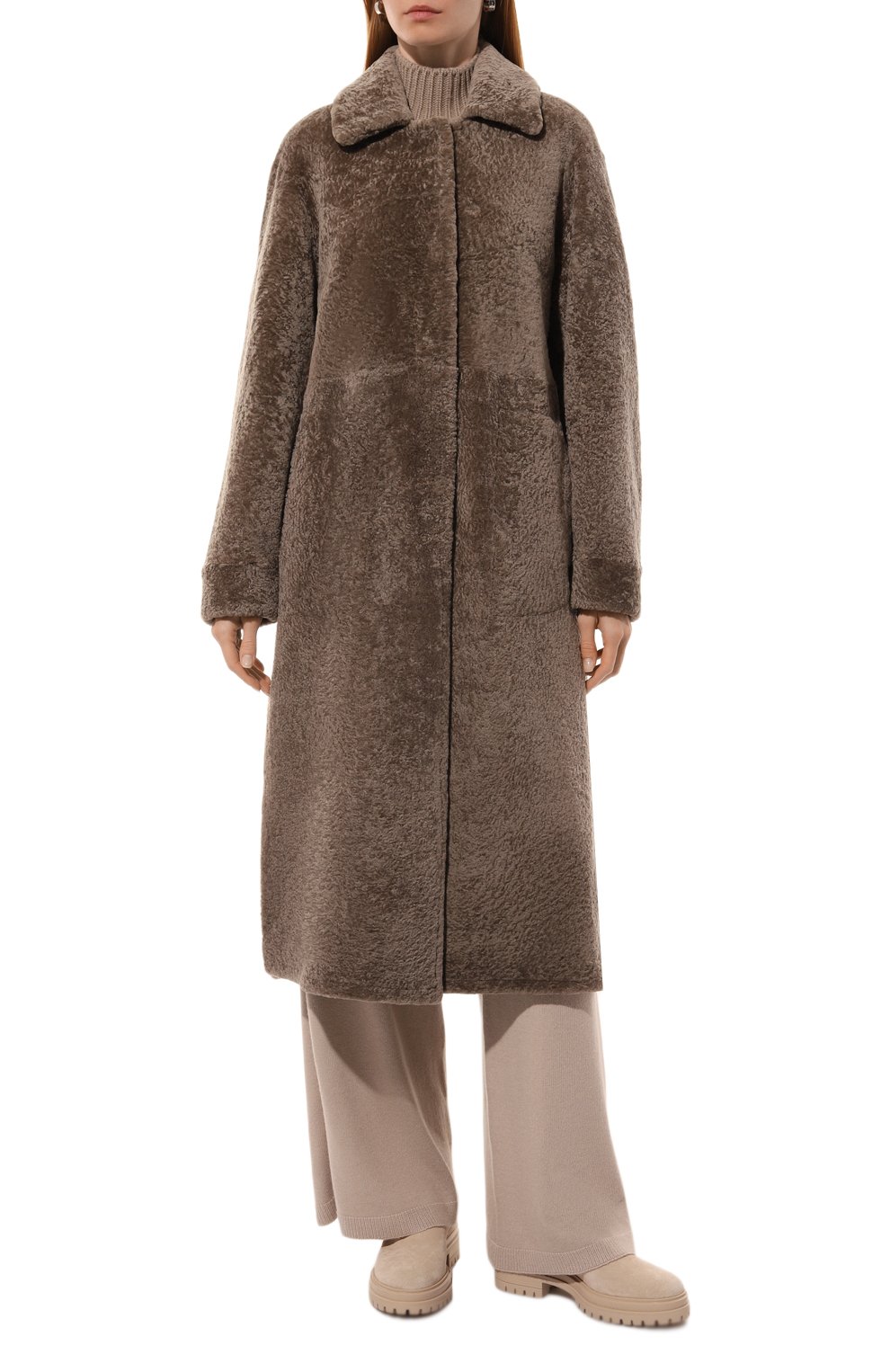 Шуба из овчины MANZONI24, арт. 24M1115-S23N, фото 3