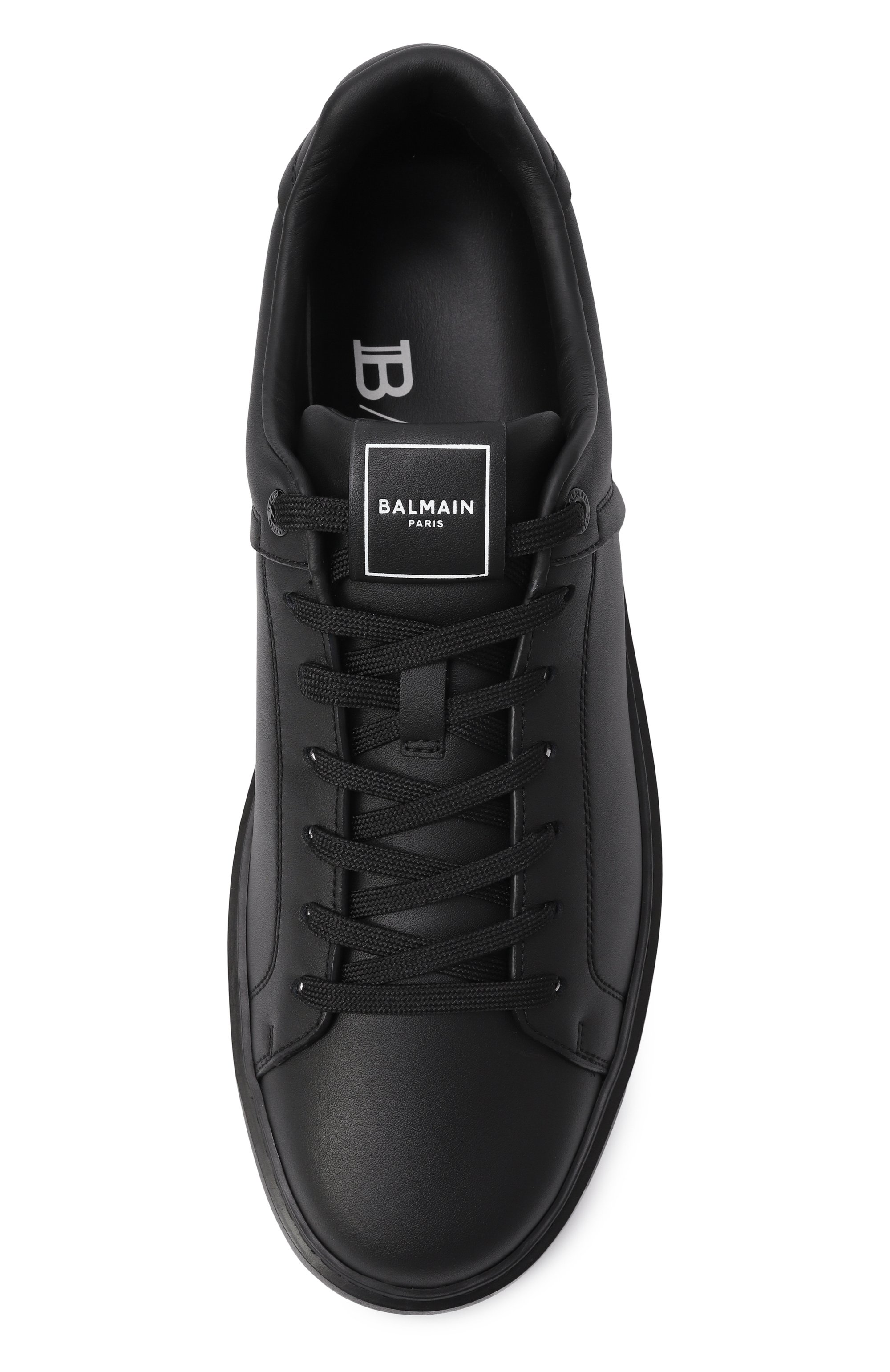 Кожаные кеды b-court BALMAIN, арт. FM1VI288/LVTR, фото 6