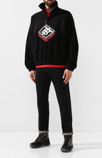 Кожаные ботинки tor BURBERRY, арт. 8015686, фото 2