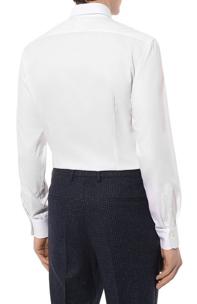 Хлопковая сорочка VAN LAACK белого цвета по цене 28100 руб., арт. MIVARA-SF/151209, фото 5 Хлопковая сорочка VAN LAACK, арт. MIVARA-SF/151209, фото 5