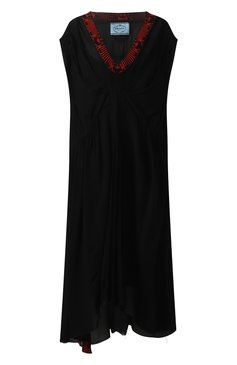 Платье из вискозы PRADA, арт. P3F87-1ZPQ-F0N98, фото 1