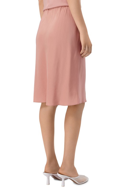 Шелковая юбка 12 STOREEZ 136982 Розовый  136982 Фото 4