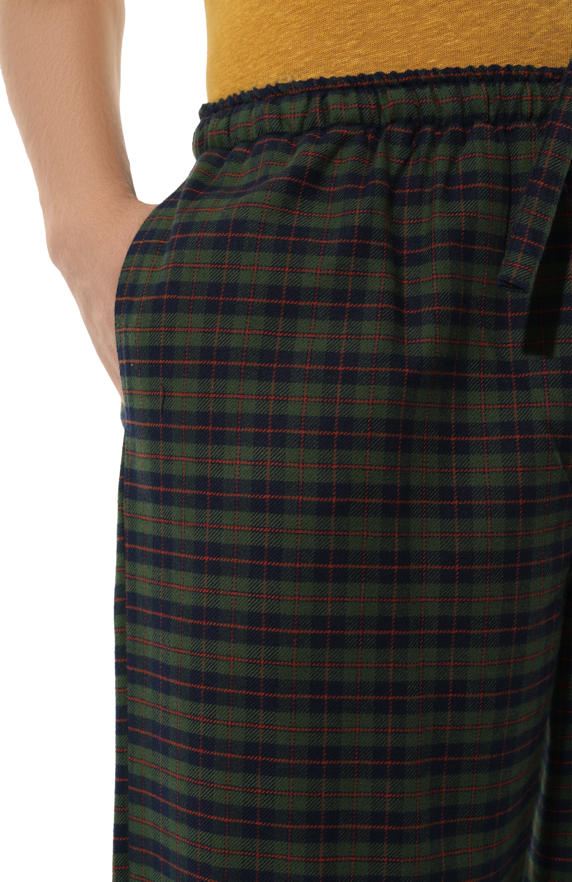 Хлопковые домашние брюки DEREK ROSE темно-зеленого цвета по цене 21300 руб., арт. 3564/KELB047, фото 5 Хлопковые домашние брюки DEREK ROSE, арт. 3564/KELB047, фото 5