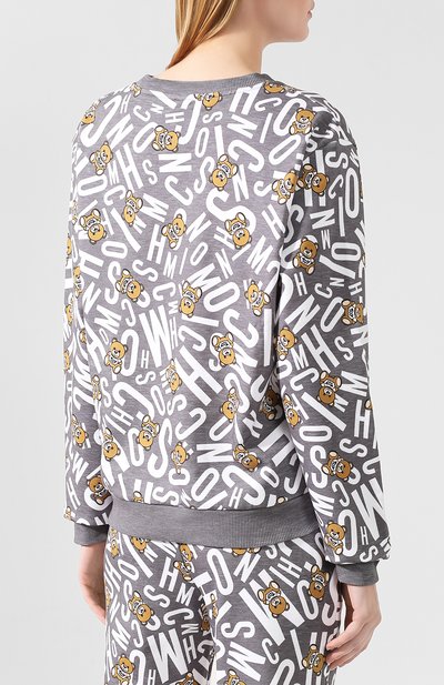 Хлопковый свитшот MOSCHINO, арт. A1720/9005, фото 4