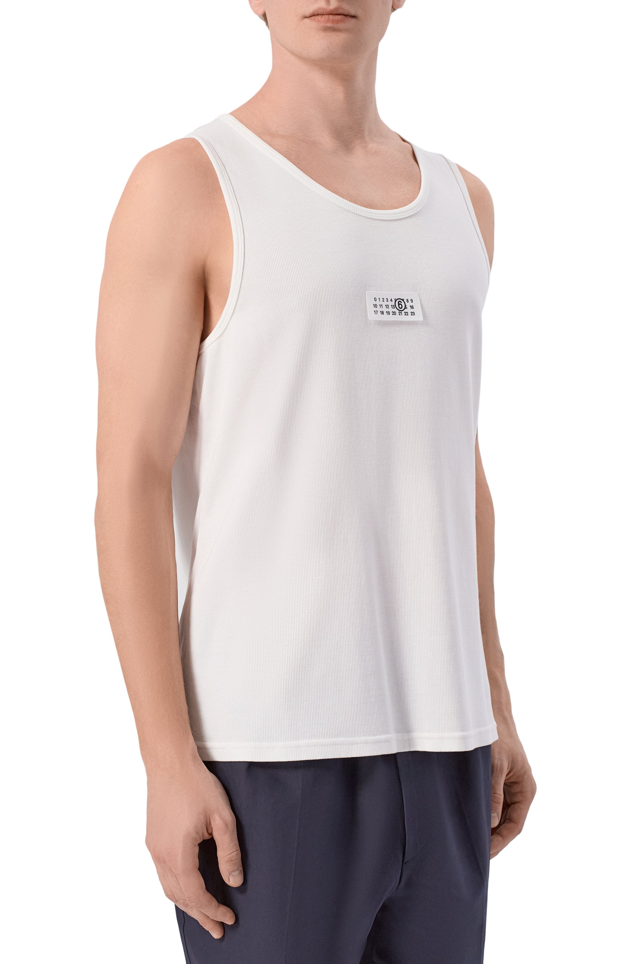 Хлопковая майка MM6, арт. SH0NL0007/M20054, фото 3