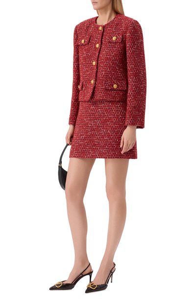 Женская твидовая юбка VALENTINO, арт. 9B3RAF41/ACQ