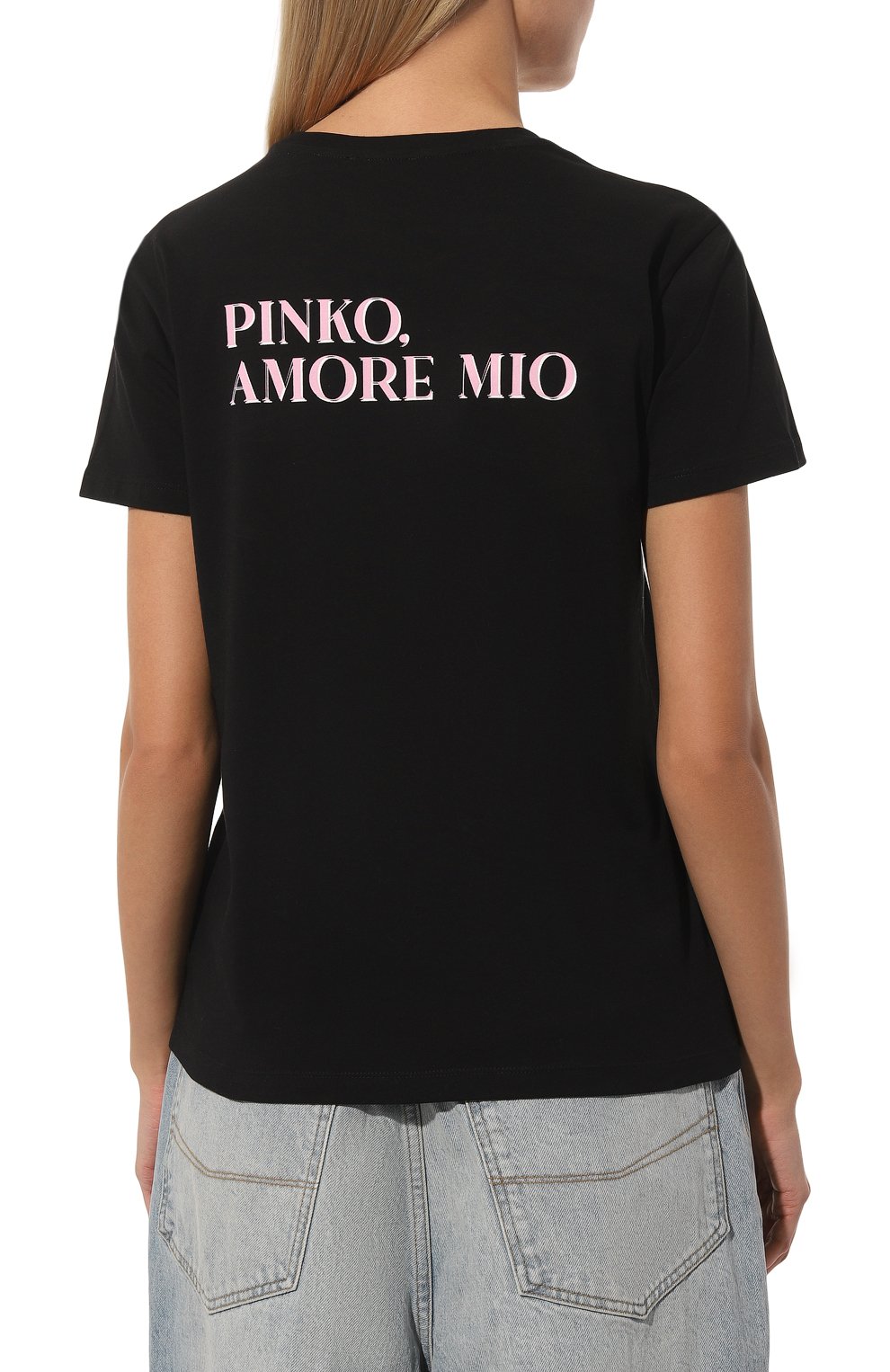 Хлопковая футболка PINKO, арт. 100789/A10C, фото 4