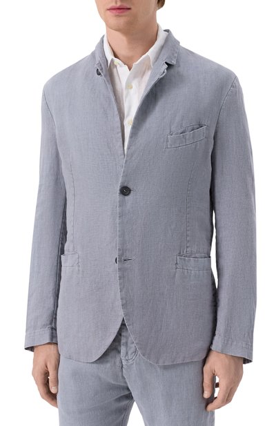 Льняной пиджак HANNES ROETHER, арт. ZUN22DER.602/, фото 4