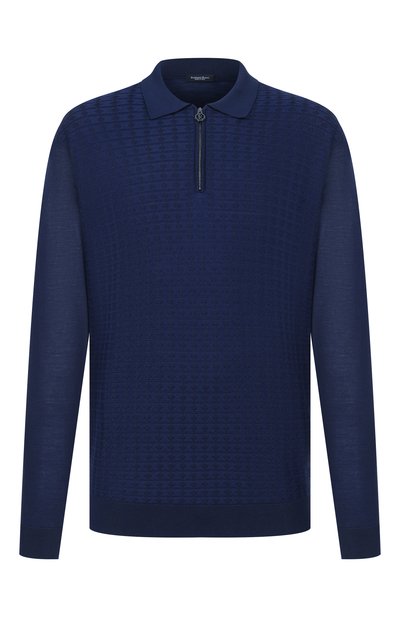 Мужское поло из шелка и хлопка STEFANO RICCI, арт. K212038P30/F26194